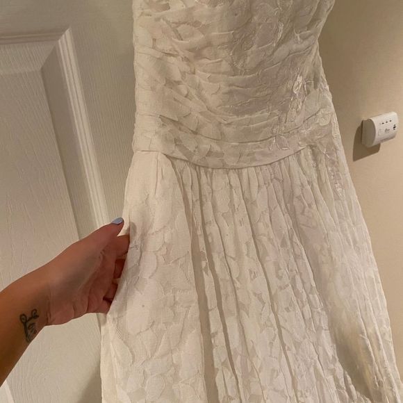 GALINA Lace Wedding Ball Gown with pockets NWT - Picture 9 of 16